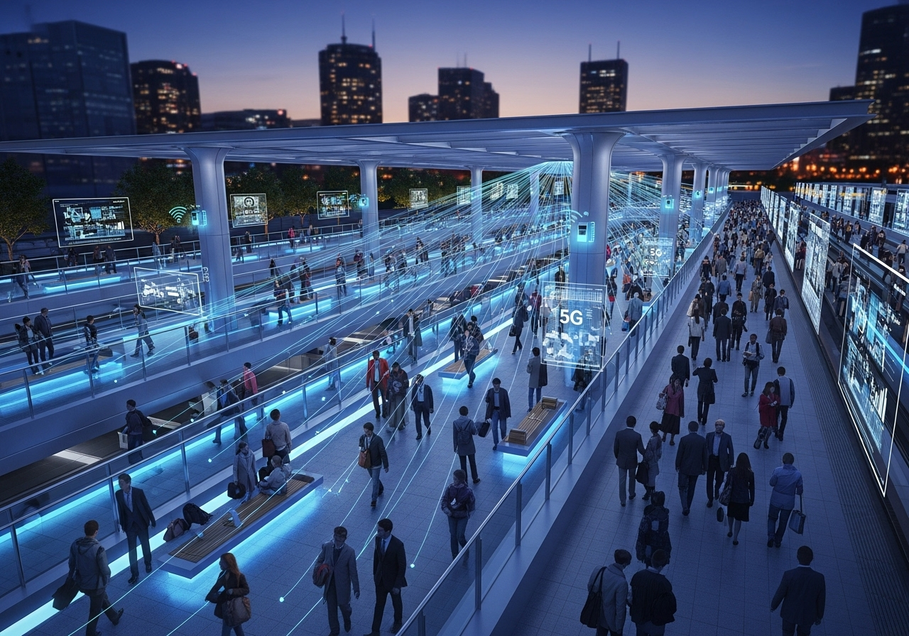 Transport hub flow intelligence